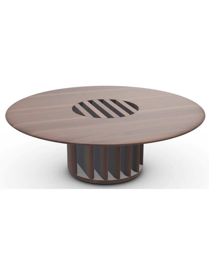Artisan Artisan GRID ronde massief houten coffee table