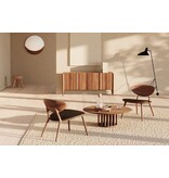 Artisan Artisan GRID ronde massief houten coffee table
