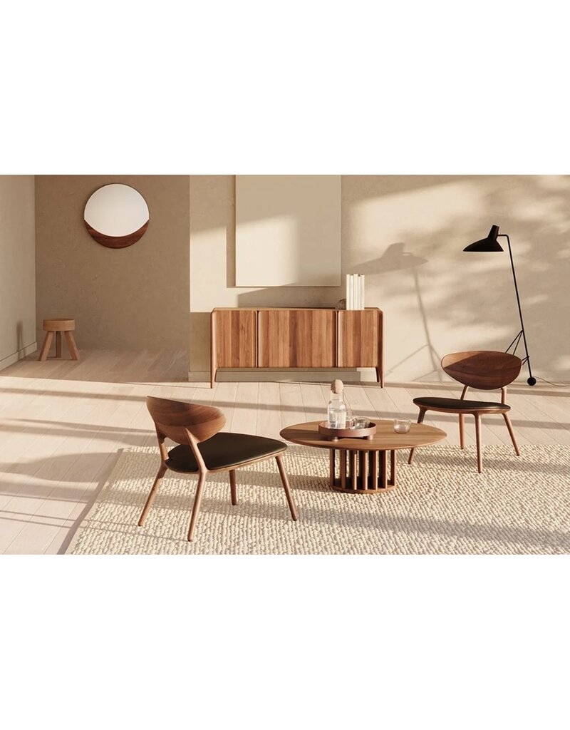 Artisan Artisan GRID ronde massief houten coffee table
