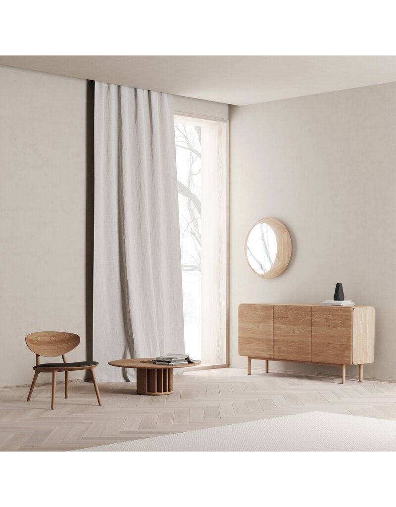 Artisan Artisan GRID ronde massief houten coffee table