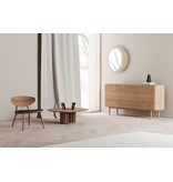 Artisan Artisan GRID ronde massief houten coffee table