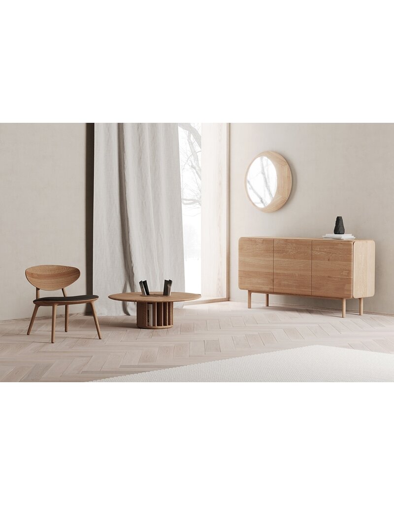 Artisan Artisan GRID ronde massief houten coffee table