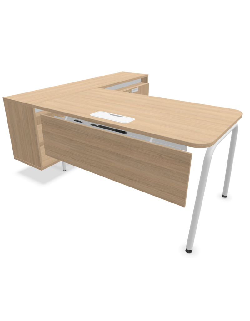 Narbutas Narbutas Round  bureau met vast dressoir