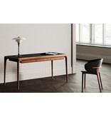 Artisan Artisan Latus houten bureau met leren blad