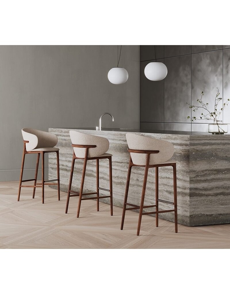 Artisan Artisan Mela houten design kruk