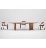 Artisan Artisan Neva houten design eetkamer / restaurantstoel met (leren) kussen