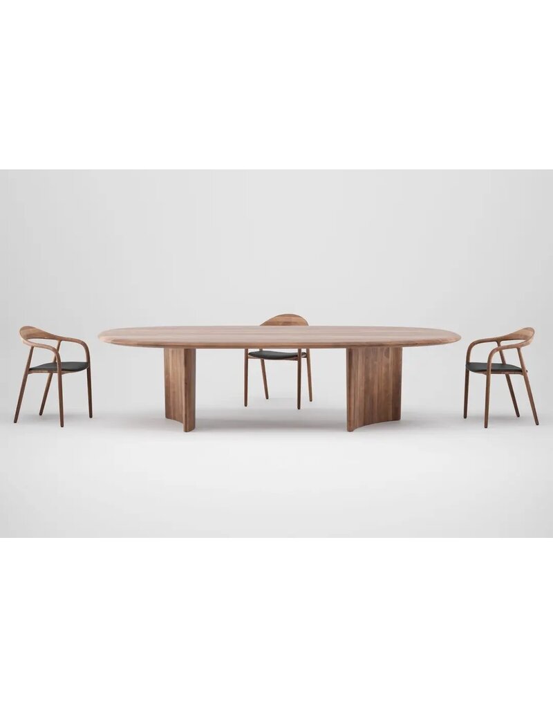 Artisan Artisan Neva houten design eetkamer / restaurantstoel met (leren) kussen