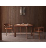 Artisan Artisan Tara houten design eetkamer / restaurantstoel met kussen