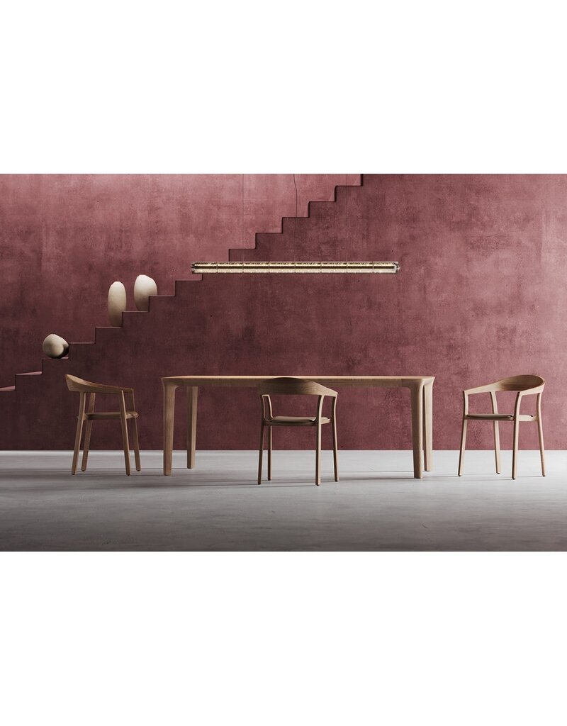 Artisan Artisan Tara houten design eetkamer / restaurantstoel met kussen