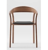 Artisan Artisan Tara houten design eetkamer / restaurantstoel met kussen