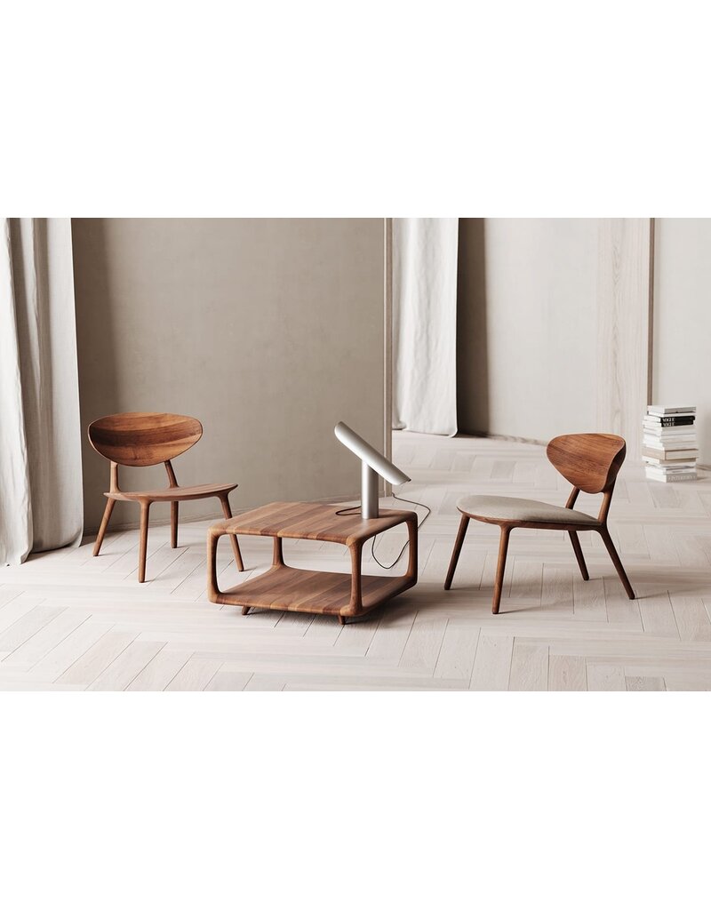 Artisan Artisan Wu Lounge chair houten stoel met bekleding