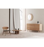 Artisan Artisan Wu Lounge chair houten stoel met bekleding