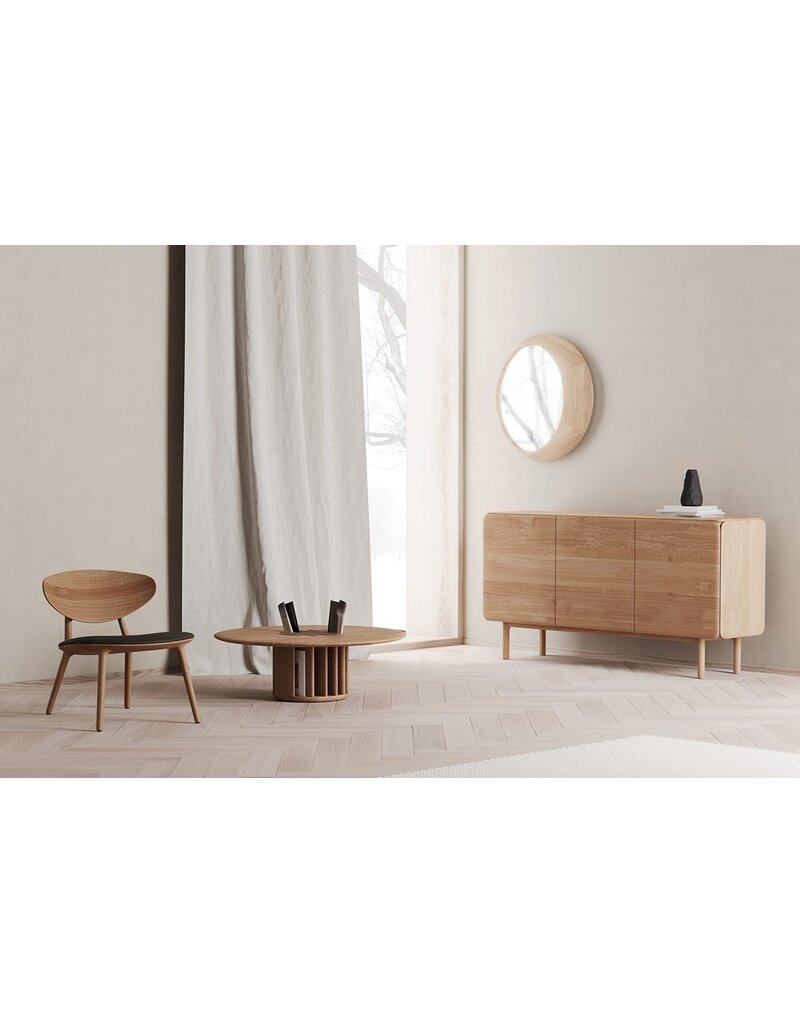 Artisan Artisan Wu Lounge chair houten stoel met bekleding