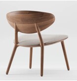 Artisan Artisan Wu Lounge chair houten stoel met bekleding