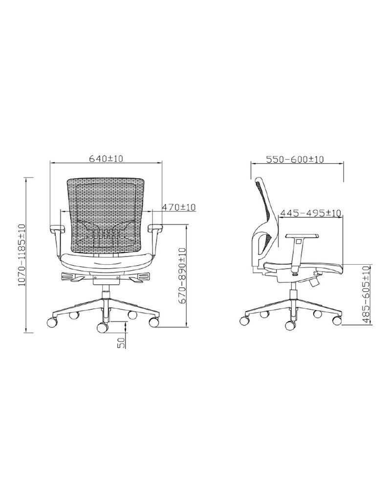 ProjectChair ProjectChair PC-B05 ergonomische bureaustoel