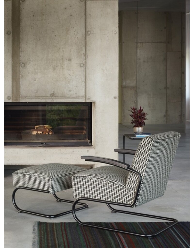 Thonet Thonet S 411 Hocker gestoffeerd