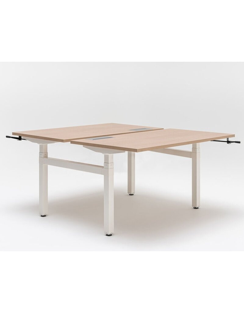 MDD MDD OGI Drive handmatig verstelbaar bureau-eiland 2-pers