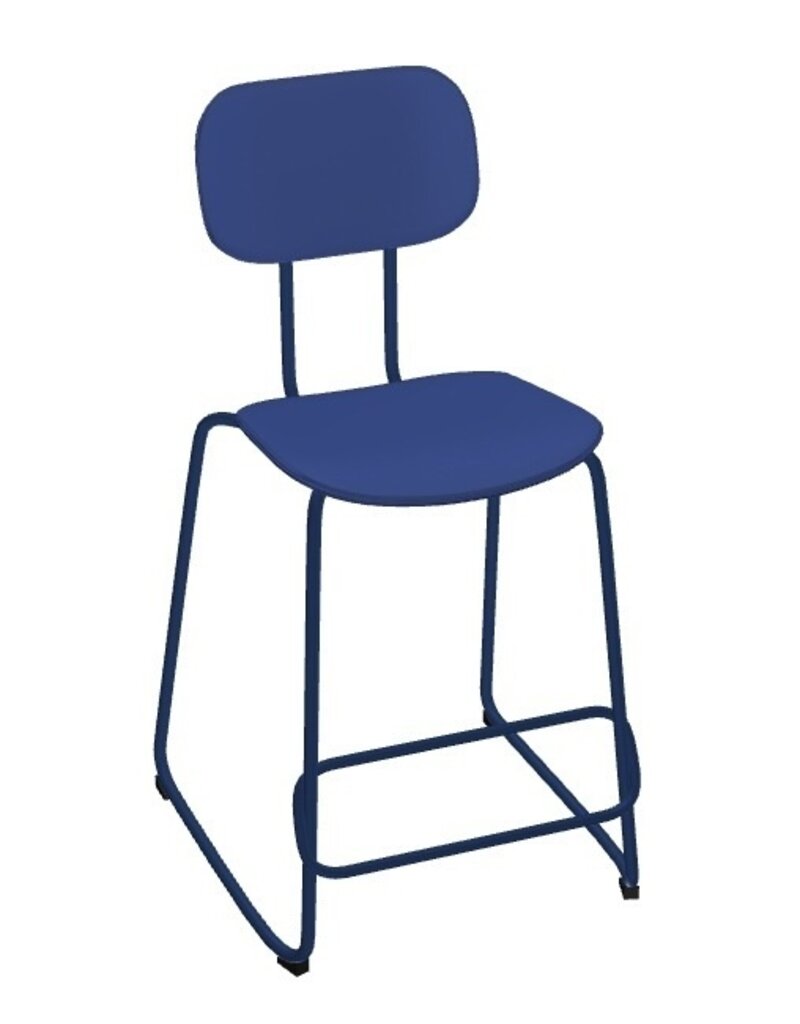 MDD MDD New School kruk met beklede zitting