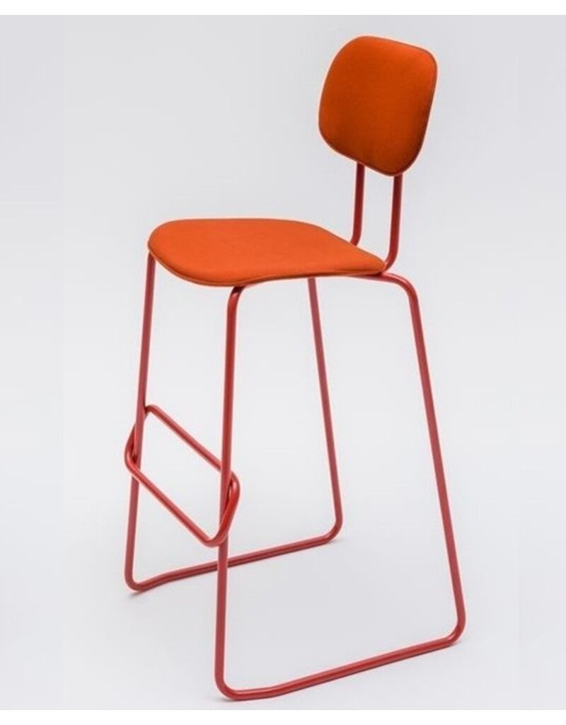 MDD MDD New School kruk met beklede zitting