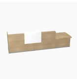 MDD MDD Tera modulair receptiebalie met lage aanbouw