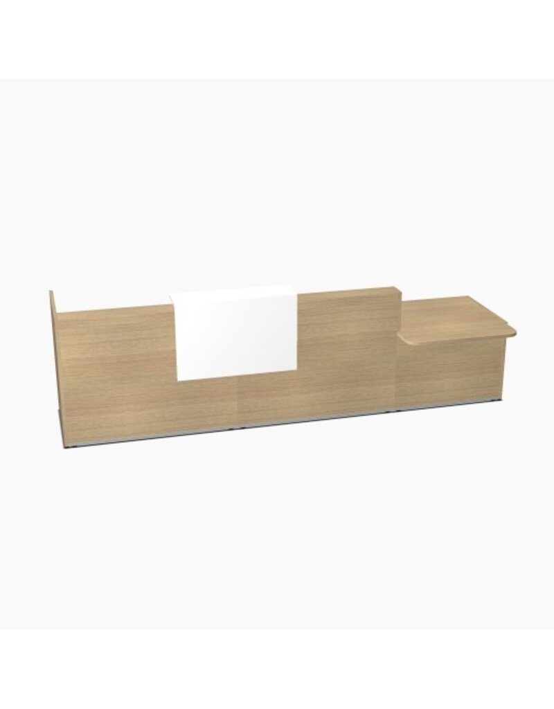 MDD MDD Tera modulair receptiebalie met lage aanbouw