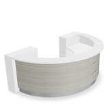 MDD MDD Valde ronde receptiebalie met LED verlichting
