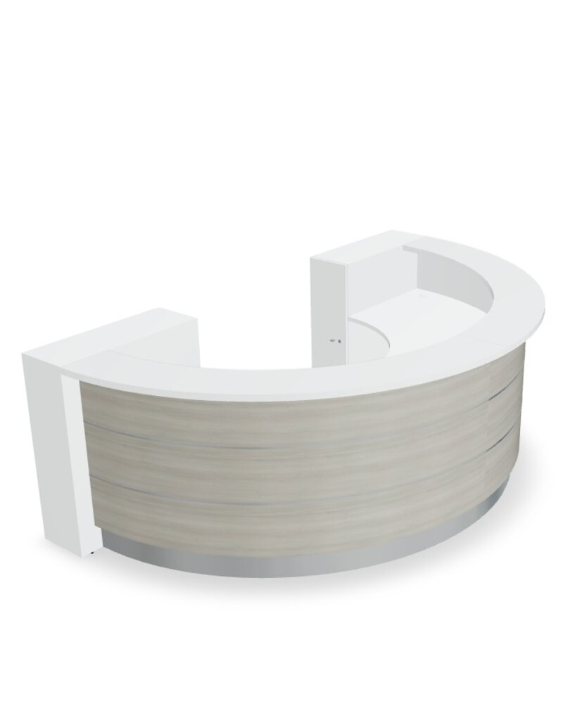 MDD MDD Valde ronde receptiebalie met LED verlichting