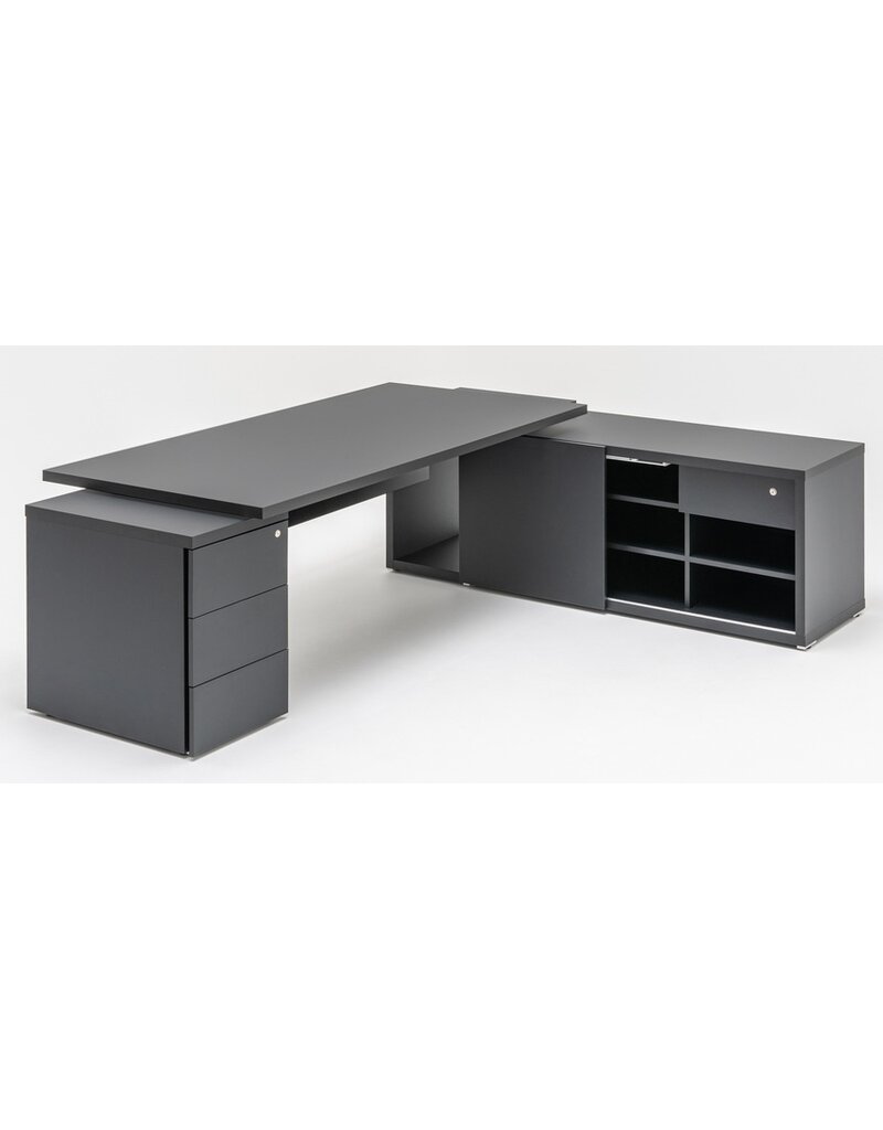 MDD MDD Mito Fenix directie bureau met vast ladeblok