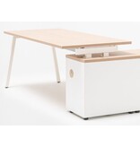MDD MDD OGI-M bureau met vaste kast