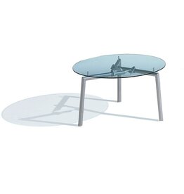 Ultom Ultom Isotta glazen vergadertafel rond Ø130cm