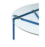 Ultom Ultom Isotta ronde glazen vergadertafel Ø130cm