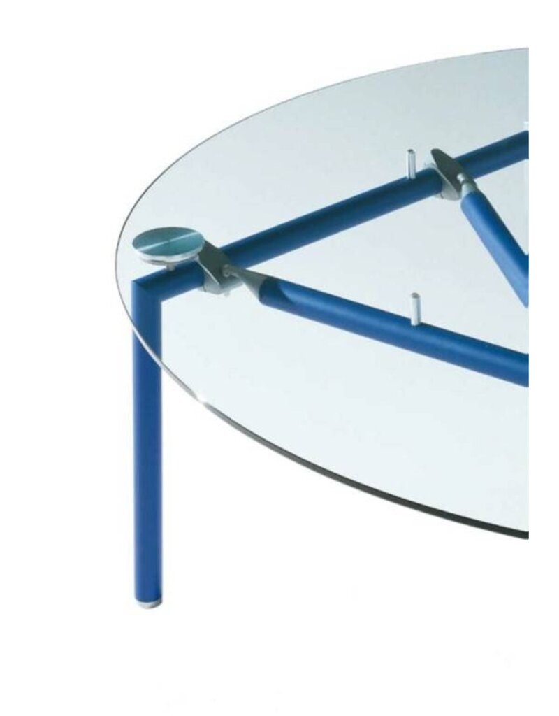 Ultom Ultom Isotta ronde glazen vergadertafel Ø130cm