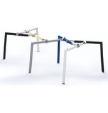 Ultom Ultom Isotta ronde glazen vergadertafel Ø130cm