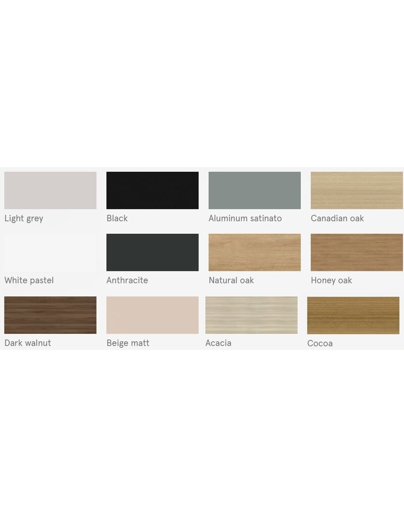 MDD MDD Standard schuifdeurkast met melamine deur