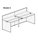 Bralco Bralco Outline modulaire receptiebalie