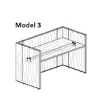 Bralco Bralco Outline modulaire receptiebalie