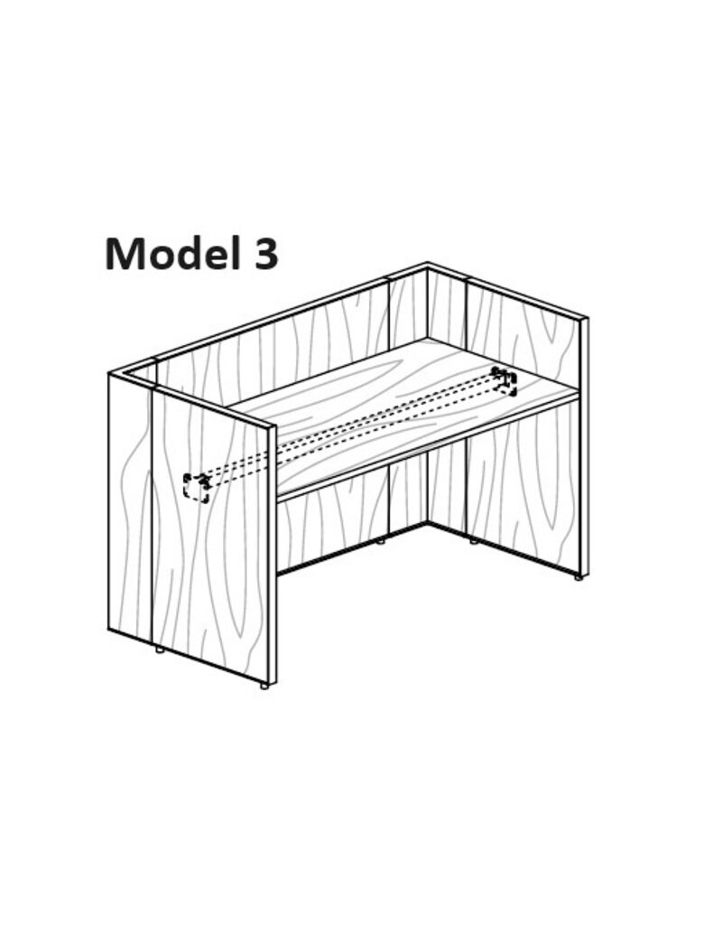 Bralco Bralco Outline modulaire receptiebalie