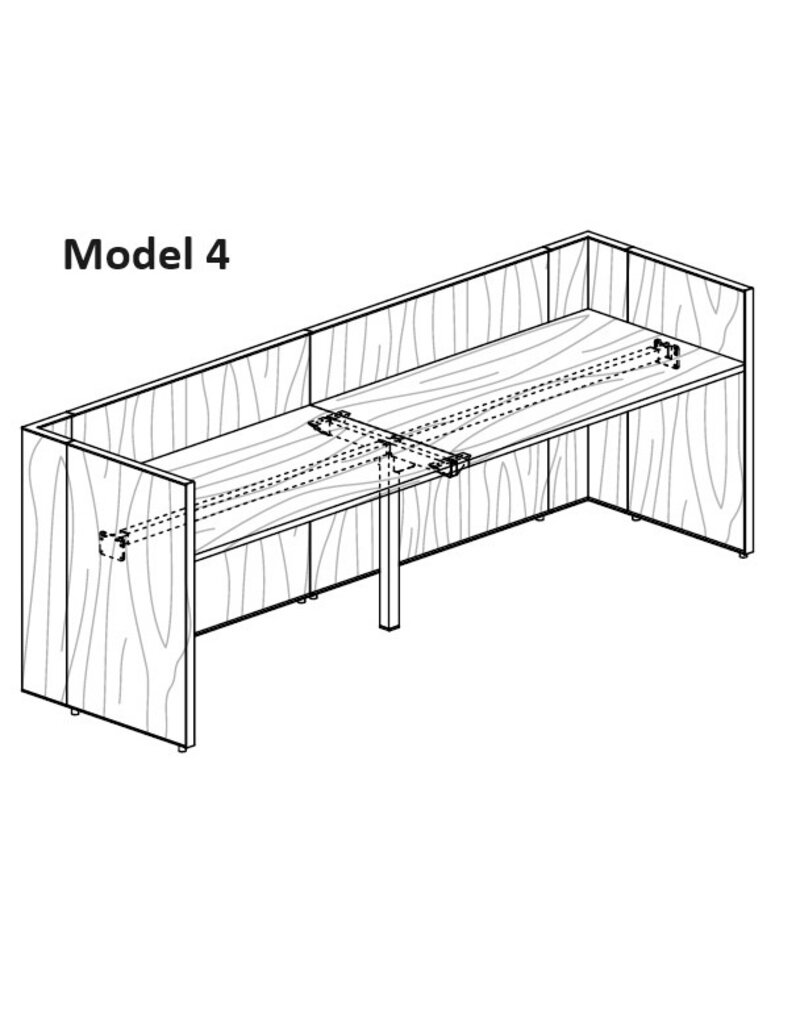 Bralco Bralco Outline modulaire receptiebalie