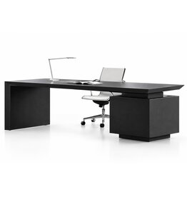 Fantoni Fantoni Multipliceo leren bureau, vast ladeblok