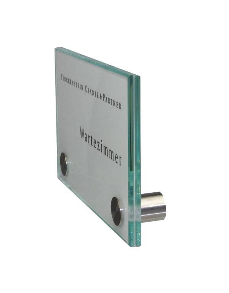 SignSystems SignSystems Cristallo glazen deurbordje 16 cm x 10 cm