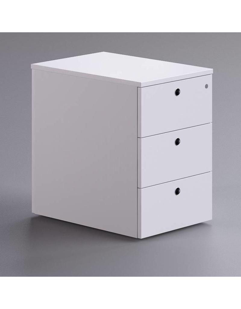 Fantoni Fantoni Framework 2.0 verrijdbaar ladeblok, 3 laden of 1 lade met hangmappenlade