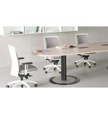 Fantoni Fantoni ovale vergadertafel 360 cm met kabelmanagement