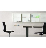 Fantoni Fantoni Tavoli Riunione ovale vergadertafel 360 cm met kabelmanagement