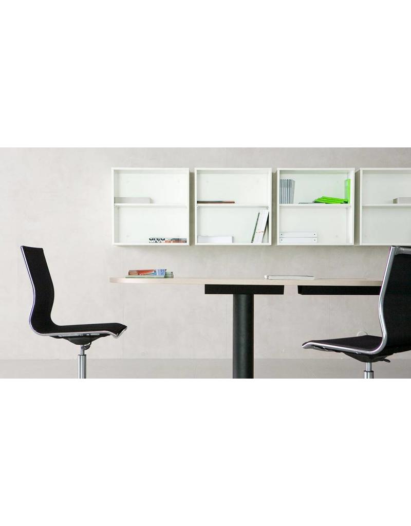 Fantoni Fantoni ovale vergadertafel 360 cm met kabelmanagement