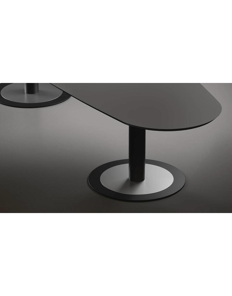 Fantoni Fantoni Tavoli Riunione ovale vergadertafel 360 cm met kabelmanagement