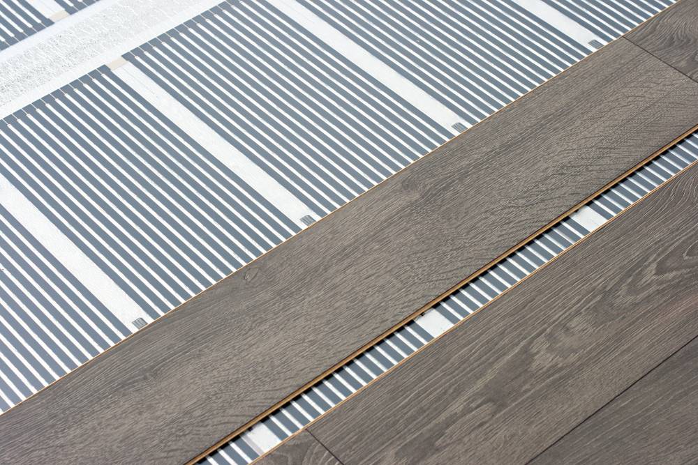 Infrarood vloerverwarming 160 Watt - 100 cm breed - geschikt voor