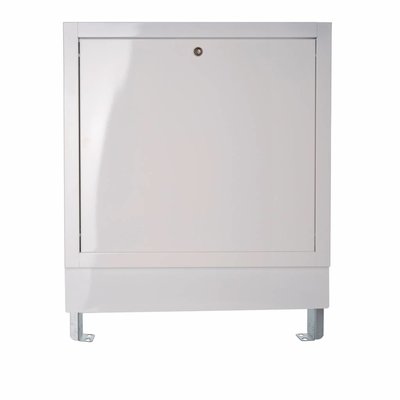 PEFRA Regeltechnik Verteilerschrank UP Bautiefe 80-120mm für 5-6 Heizkreise in weiß