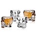Koop 3D Transparante Creatieve Schedel Borrelglas Kristal Hoofd Cup voor Whiskey Bar Drinken Ware ManCup 4 stks/set E-SHOW
