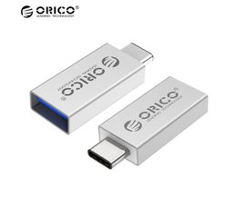 CTA1 OTG Adapter Type-C Converter Aluminium Type-C/M naar USB A/F OTG Adapter OTG USB3.0 Data-overdracht-Zilver Orico