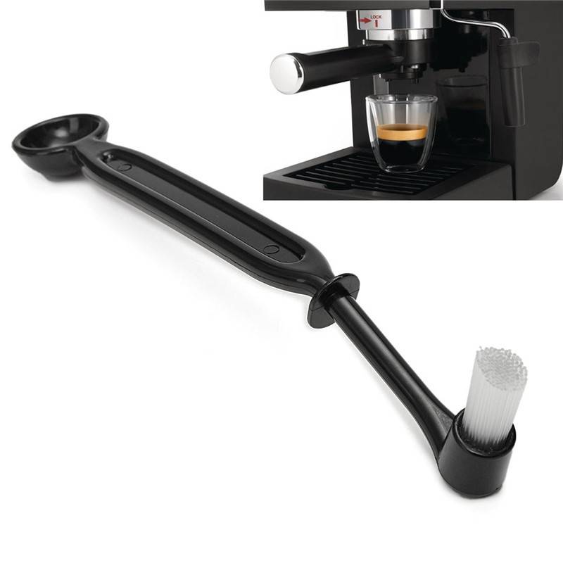 22 cm Koffiezetapparaat Borstel Espresso Machine Groep Keuken Nylon Borstel Lepel Huishoudapparatuur